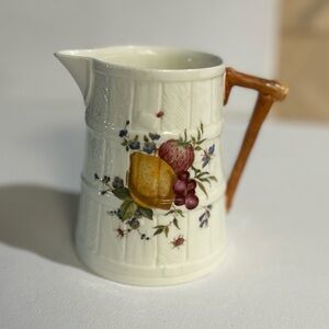 Royal Worcester Fruit Floral Pitcher
